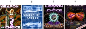Weapon of Choice Box Art Choices